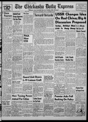 The Chickasha Daily Express (Chickasha, Okla.), Vol. 61, No. 226, Ed. 1 Friday, November 27, 1953