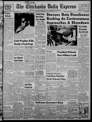 The Chickasha Daily Express (Chickasha, Okla.), Vol. 62, No. 6, Ed. 1 Wednesday, March 17, 1954