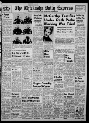 The Chickasha Daily Express (Chickasha, Okla.), Vol. 62, No. 79, Ed. 1 Thursday, June 10, 1954