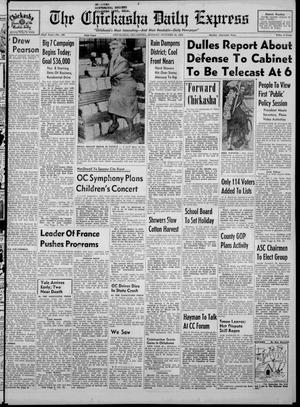 The Chickasha Daily Express (Chickasha, Okla.), Vol. 62, No. 196, Ed. 1 Monday, October 25, 1954