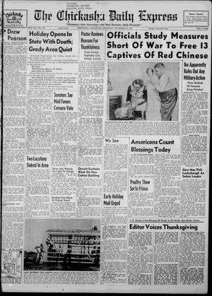 The Chickasha Daily Express (Chickasha, Okla.), Vol. 62, No. 223, Ed. 1 Thursday, November 25, 1954