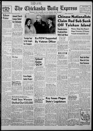 The Chickasha Daily Express (Chickasha, Okla.), Vol. 62, No. 295, Ed. 1 Friday, February 18, 1955