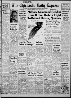 The Chickasha Daily Express (Chickasha, Okla.), Vol. 63, No. 1, Ed. 1 Sunday, March 13, 1955