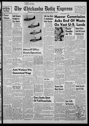 The Chickasha Daily Express (Chickasha, Okla.), Vol. 63, No. 79, Ed. 1 Monday, June 13, 1955