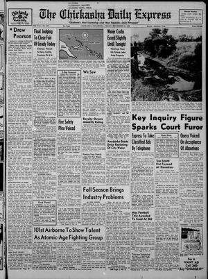 The Chickasha Daily Express (Chickasha, Okla.), Vol. 64, No. 165, Ed. 1 Friday, September 21, 1956