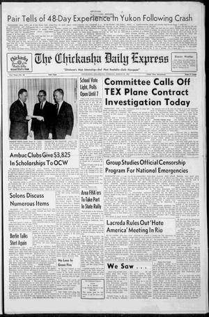 The Chickasha Daily Express (Chickasha, Okla.), Vol. 70, No. 350, Ed. 1 Tuesday, March 26, 1963