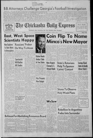 The Chickasha Daily Express (Chickasha, Okla.), Vol. 71, No. 45, Ed. 1 Wednesday, April 3, 1963