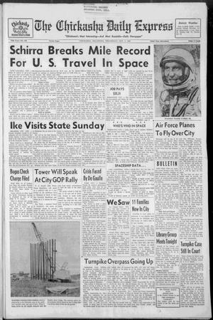 The Chickasha Daily Express (Chickasha, Okla.), Vol. 79, No. 202, Ed. 1 Wednesday, October 3, 1962