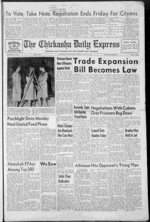 The Chickasha Daily Express (Chickasha, Okla.), Vol. 79, No. 209, Ed. 1 Thursday, October 11, 1962