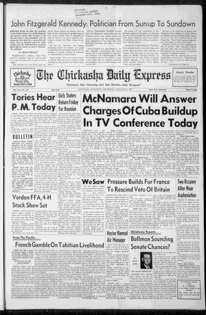 The Chickasha Daily Express (Chickasha, Okla.), Vol. 70, No. 309, Ed. 1 Wednesday, February 6, 1963