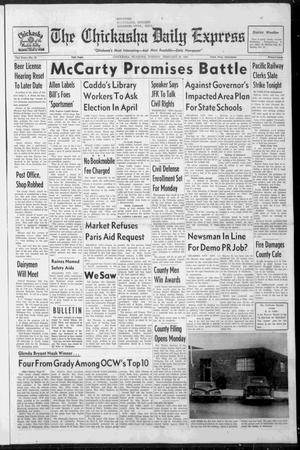 The Chickasha Daily Express (Chickasha, Okla.), Vol. 70, No. 326, Ed. 1 Tuesday, February 26, 1963