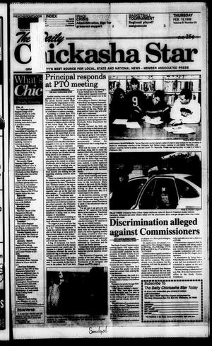 Primary view of object titled 'The Daily Chickasha Star (Chickasha, Okla.), Vol. 97, No. 28, Ed. 1 Thursday, February 19, 1998'.