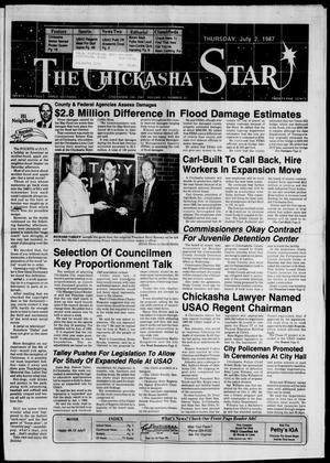 Primary view of object titled 'The Chickasha Star (Chickasha, Okla.), Vol. 85, No. 15, Ed. 1 Thursday, July 2, 1987'.
