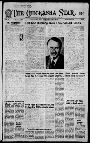 The Chickasha Star (Chickasha, Okla.), Vol. 77, No. 32, Ed. 1 Thursday, October 18, 1979