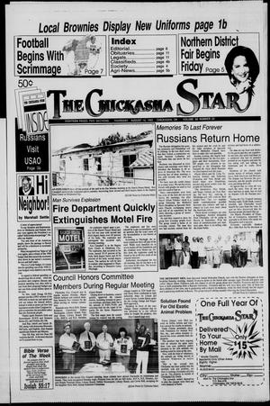 Primary view of object titled 'The Chickasha Star (Chickasha, Okla.), Vol. 92, No. 22, Ed. 1 Thursday, August 19, 1993'.