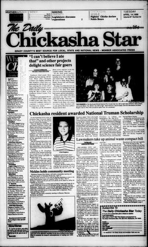 Primary view of object titled 'The Daily Chickasha Star (Chickasha, Okla.), Vol. 97, No. 54, Ed. 1 Tuesday, April 14, 1998'.