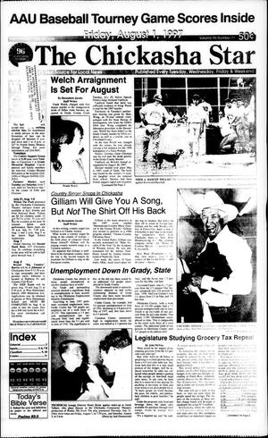 Primary view of object titled 'The Chickasha Star (Chickasha, Okla.), Vol. 96, No. 71, Ed. 1 Friday, August 1, 1997'.