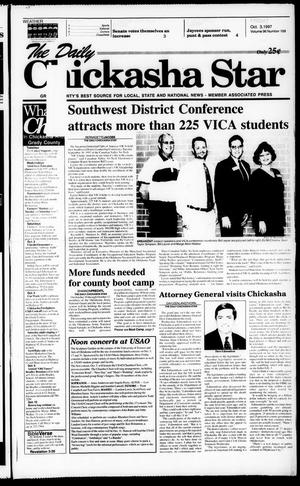 Primary view of object titled 'The Daily Chickasha Star (Chickasha, Okla.), Vol. 96, No. 109, Ed. 1 Friday, October 3, 1997'.
