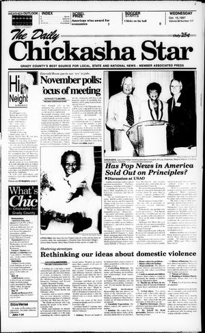 Primary view of object titled 'The Daily Chickasha Star (Chickasha, Okla.), Vol. 96, No. 117, Ed. 1 Wednesday, October 15, 1997'.