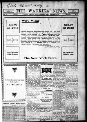 The Waurika News. (Waurika, Okla.), Vol. 3, No. 2, Ed. 1 Friday, September 23, 1904
