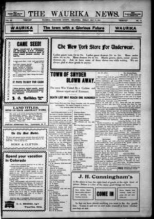 Primary view of object titled 'The Waurika News. (Waurika, Okla.), Vol. 3, No. 34, Ed. 1 Friday, May 12, 1905'.