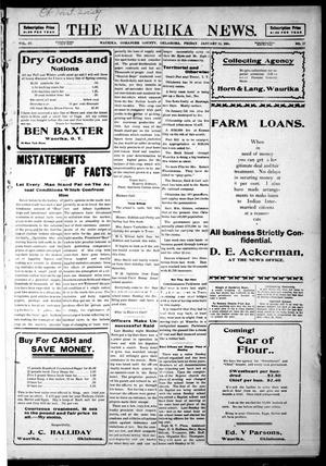 The Waurika News. (Waurika, Okla.), Vol. 4, No. 17, Ed. 1 Friday, January 12, 1906
