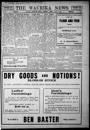 The Waurika News. (Waurika, Okla.), Vol. 4, No. 27, Ed. 1 Friday, March 23, 1906
