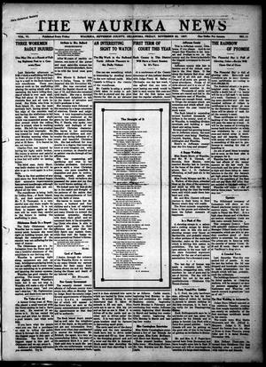 The Waurika News (Waurika, Okla.), Vol. 6, No. 11, Ed. 1 Friday, November 22, 1907