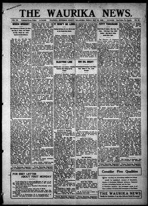 The Waurika News. (Waurika, Okla.), Vol. 7, No. 38, Ed. 1 Friday, May 28, 1909