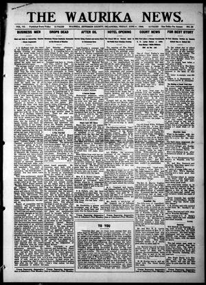 The Waurika News. (Waurika, Okla.), Vol. 7, No. 39, Ed. 1 Friday, June 4, 1909
