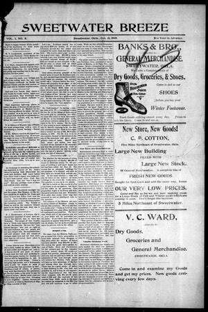 Sweetwater Breeze (Sweetwater, Okla.), Vol. 1, No. 8, Ed. 1 Thursday, October 21, 1909