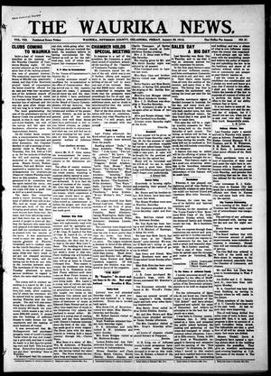 Primary view of object titled 'The Waurika News. (Waurika, Okla.), Vol. 8, No. 21, Ed. 1 Friday, January 28, 1910'.