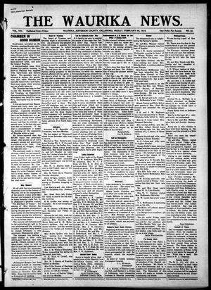 The Waurika News. (Waurika, Okla.), Vol. 8, No. 22, Ed. 1 Friday, February 4, 1910