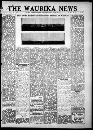 The Waurika News (Waurika, Okla.), Vol. 8, No. 28, Ed. 1 Friday, March 18, 1910