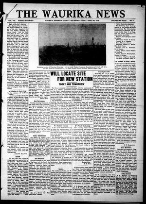 Primary view of object titled 'The Waurika News (Waurika, Okla.), Vol. 8, No. 31, Ed. 1 Friday, April 8, 1910'.