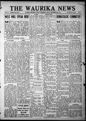 The Waurika News (Waurika, Okla.), Vol. 9, No. 4, Ed. 1 Friday, September 30, 1910