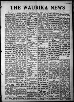 The Waurika News (Waurika, Okla.), Vol. 9, No. 16, Ed. 1 Friday, December 23, 1910