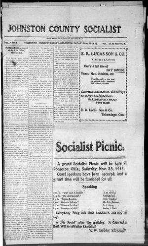 Johnston County Socialist (Tishomingo, Okla.), Vol. 2, No. 7, Ed. 1 Friday, November 10, 1911