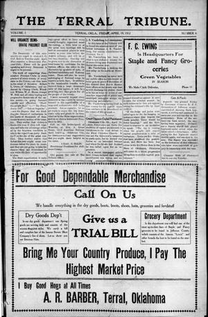 The Terral Tribune. (Terral, Okla.), Vol. 1, No. 6, Ed. 1 Friday, April 19, 1912