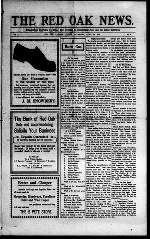 The Red Oak News. (Red Oak, Okla.), Vol. 3, No. 9, Ed. 1 Friday, April 25, 1913