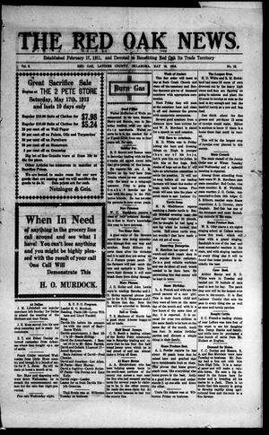 The Red Oak News. (Red Oak, Okla.), Vol. 3, No. 12, Ed. 1 Friday, May 16, 1913