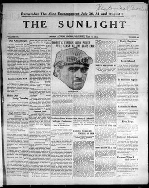 The Sunlight (Carmen, Okla.), Vol. 13, No. 48, Ed. 1 Friday, July 17, 1914