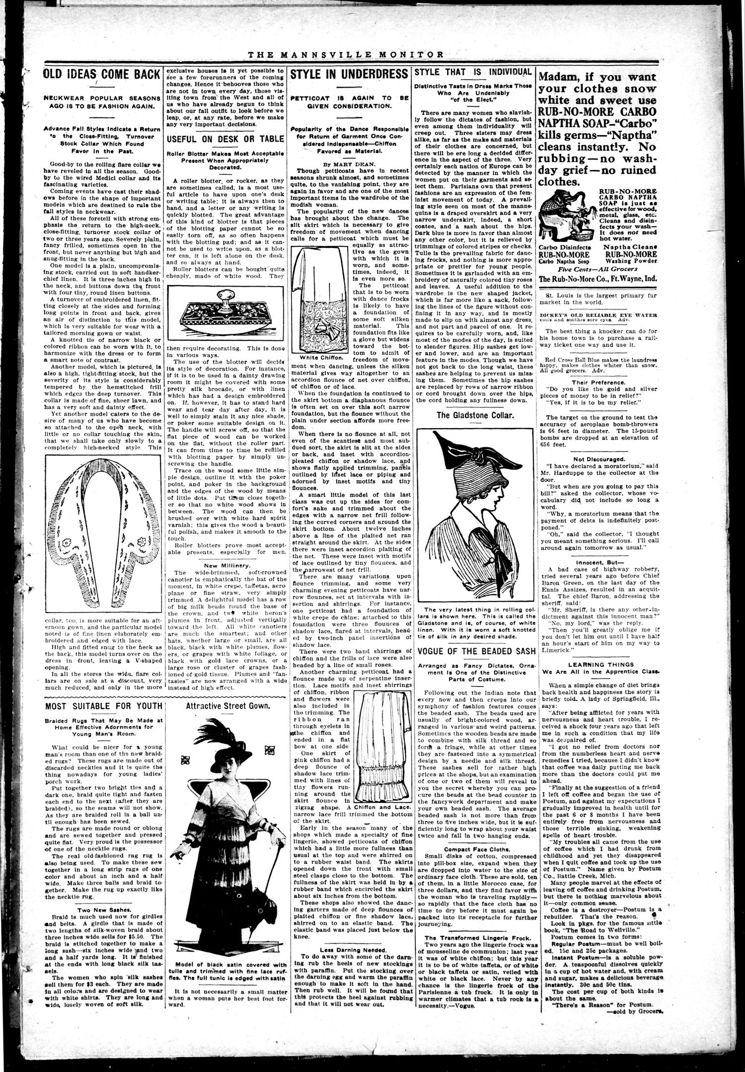 The Mannsville Monitor (Mannsville, Okla.), Vol. 2, No. 1, Ed. 1 Friday, October 2, 1914
                                                
                                                    [Sequence #]: 3 of 8
                                                