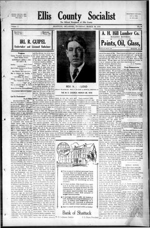 Ellis County Socialist (Shattuck, Okla.), Vol. 2, No. 49, Ed. 1 Thursday, March 30, 1916