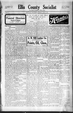 Ellis County Socialist (Shattuck, Okla.), Vol. 3, No. 8, Ed. 1 Thursday, June 15, 1916