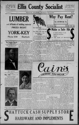 Ellis County Socialist (Shattuck, Okla.), Vol. 4, No. 3, Ed. 1 Thursday, May 10, 1917