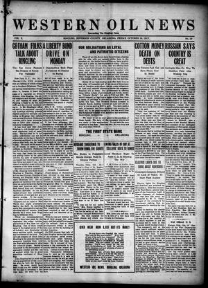 Western Oil News (Ringling, Okla.), Vol. 10, No. 19, Ed. 1 Friday, October 19, 1917