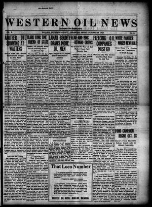 Western Oil News (Ringling, Okla.), Vol. 10, No. 20, Ed. 1 Friday, October 26, 1917