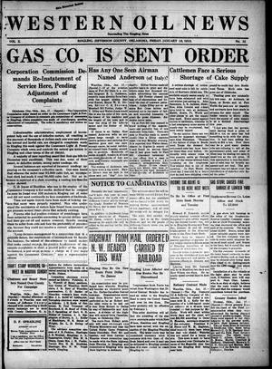 Western Oil News (Ringling, Okla.), Vol. 10, No. 32, Ed. 1 Friday, January 18, 1918