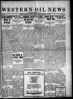 Western Oil News (Ringling, Okla.), Vol. 10, No. 37, Ed. 1 Friday, February 22, 1918